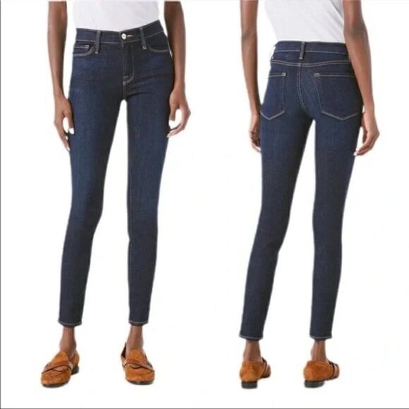 Frame Denim Le Skinny de Jeanne Queens Way Jean 31 - Picture 1 of 9